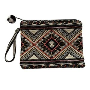 Charming Charlie Embellished and Beaded Clutch Boho Bohemian Festival Cocktails